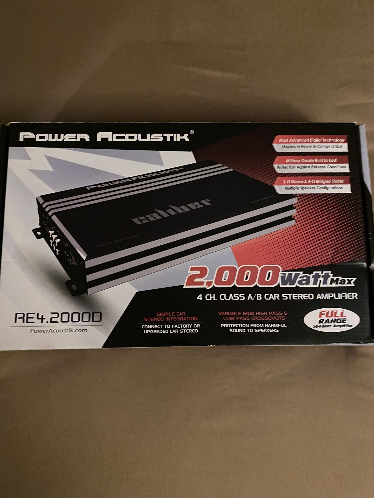 Power Acoustik 2000w Amplifier