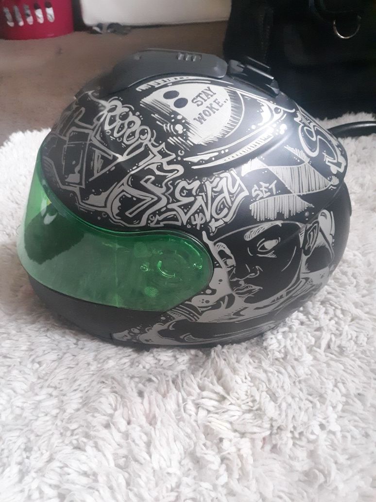 Custom moto helmet 50$