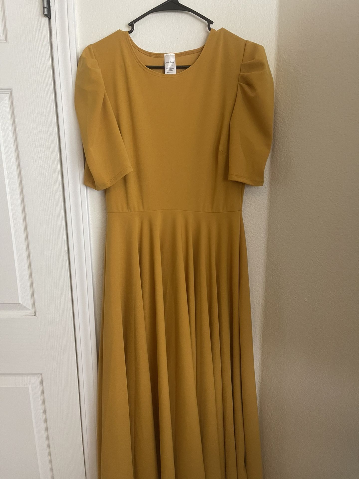 Mustard Long Dress
