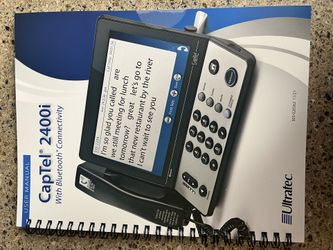 Brand New Touchscreen Captioned Phone