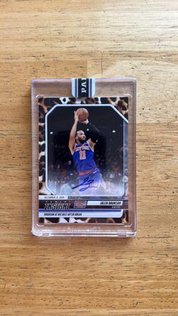 2024-25 Panini Basketball Card#217 Jalen Brunson Autograph (1 of 10) Mint!