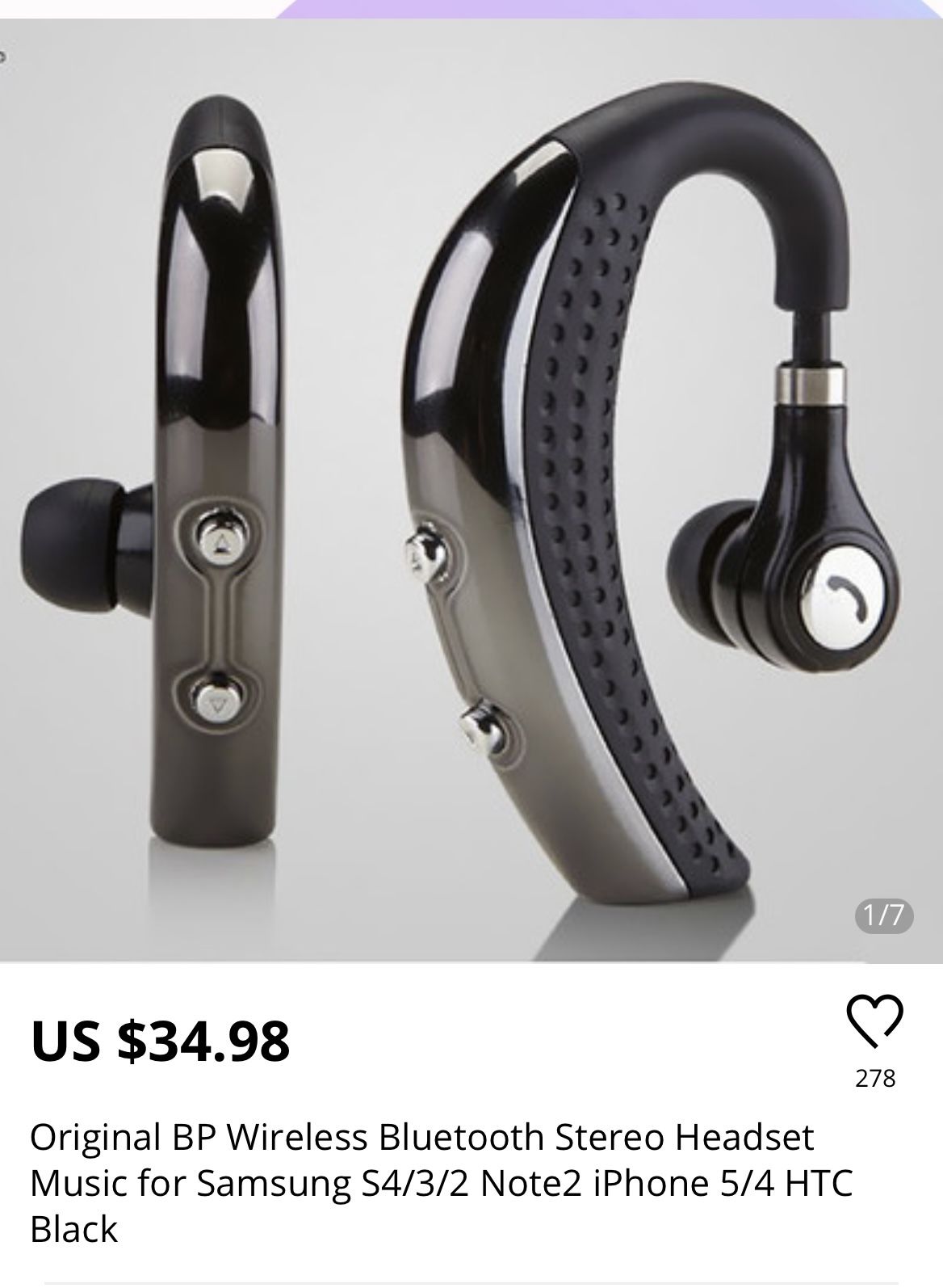 BP  Wireless Bluetooth Stereo headset 