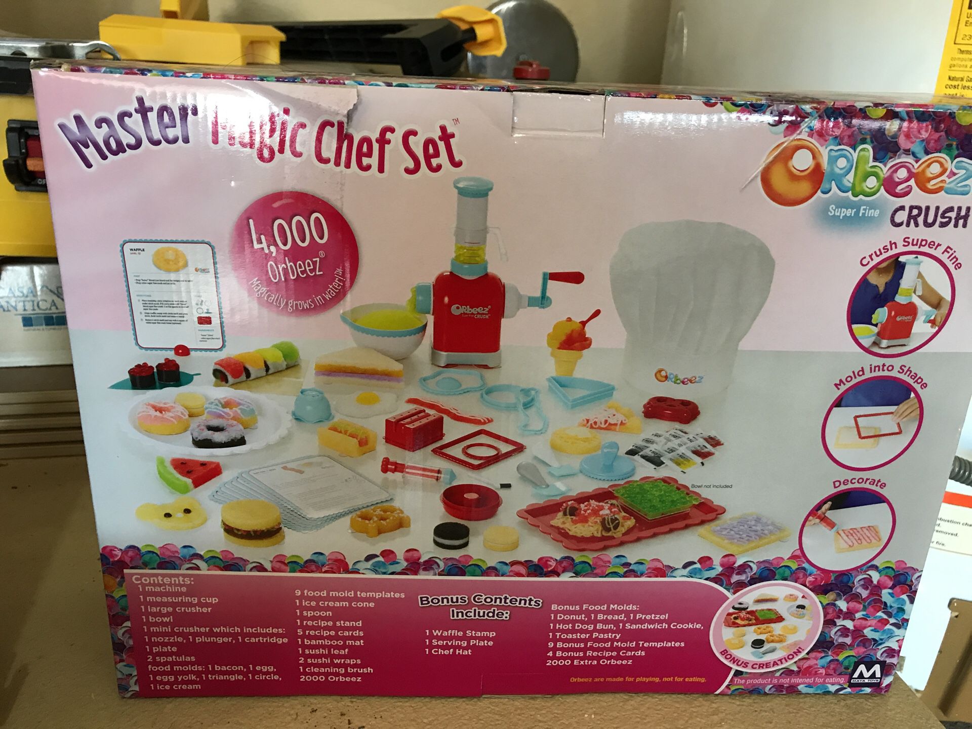 Orbeez Crush Super Fine Master Magic Chef Set – Toys Onestar