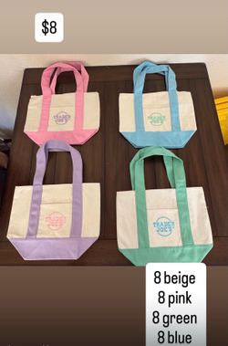 spring collection tote bags