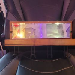 Antique Mirror Tie Rack 