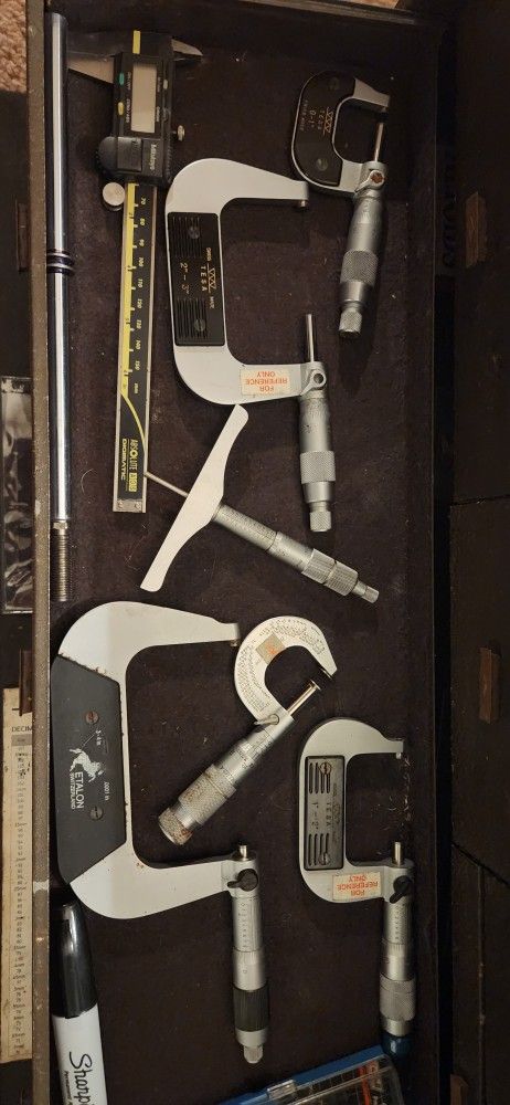 Machinist Micrometer Set