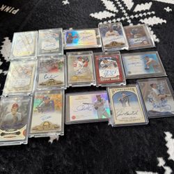 Autographed Baseball Cards