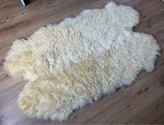 Sheepskin rug Comfort zone genuine sheepskin 4 piece quad