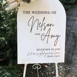 Acrylic Welcome Sign