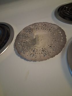 Vintage silver plated tray