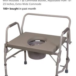 Wide Seated Commode