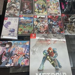 Nintendo Switch And PS4 Games 
