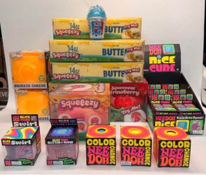 Needoh and Squeezy Lot New 100% Authentic
