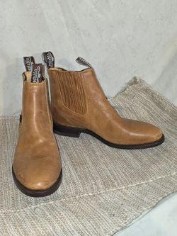 Establo Men's Leather Chelsea Boots – Size 8 US / 27 MEX**