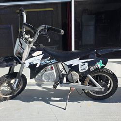 Razor MX350 Black used 14mph kids