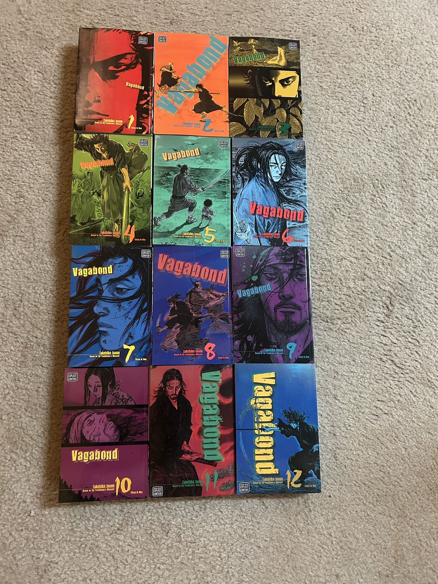 Vagabond VIZBIG edition Volumes 1-12