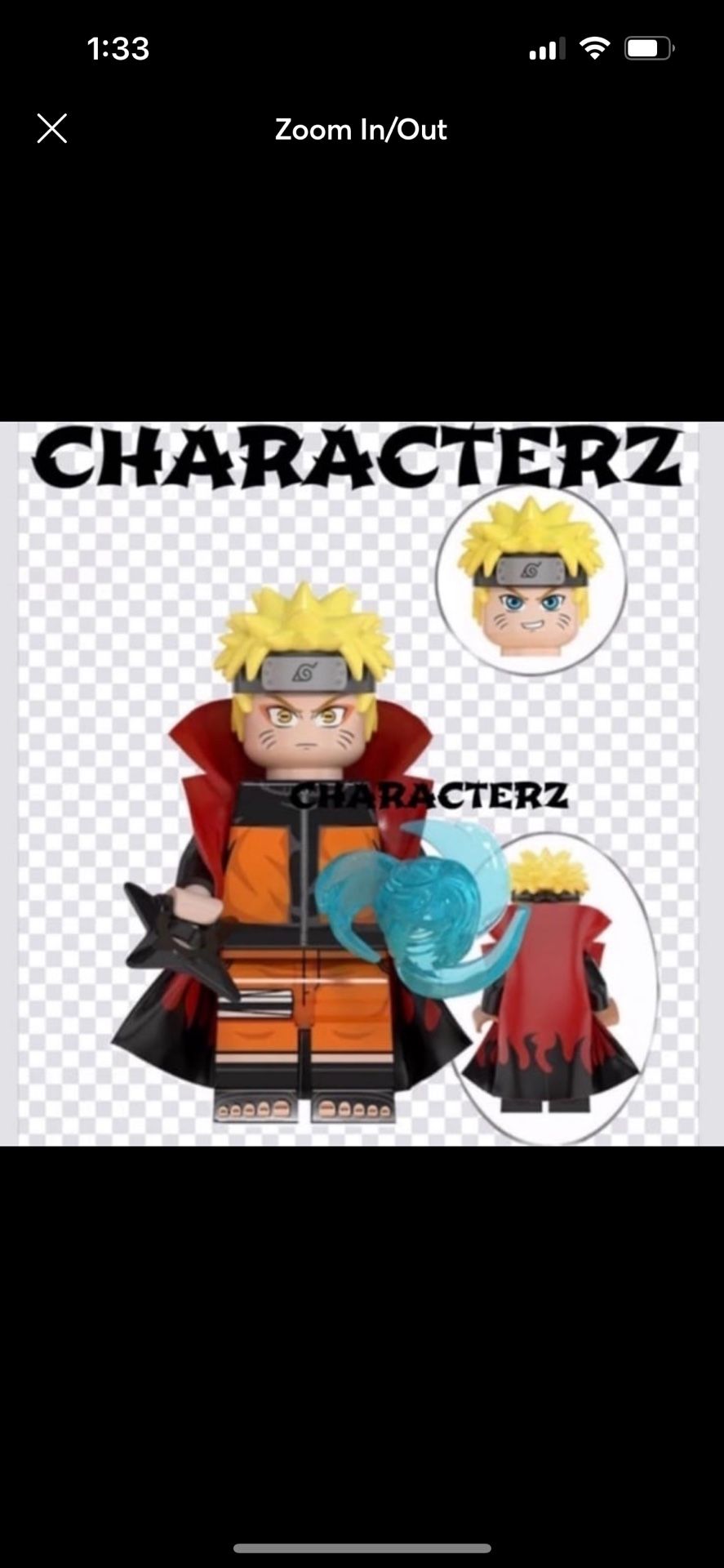 Naruto Uzamaki Anime Minifigure
