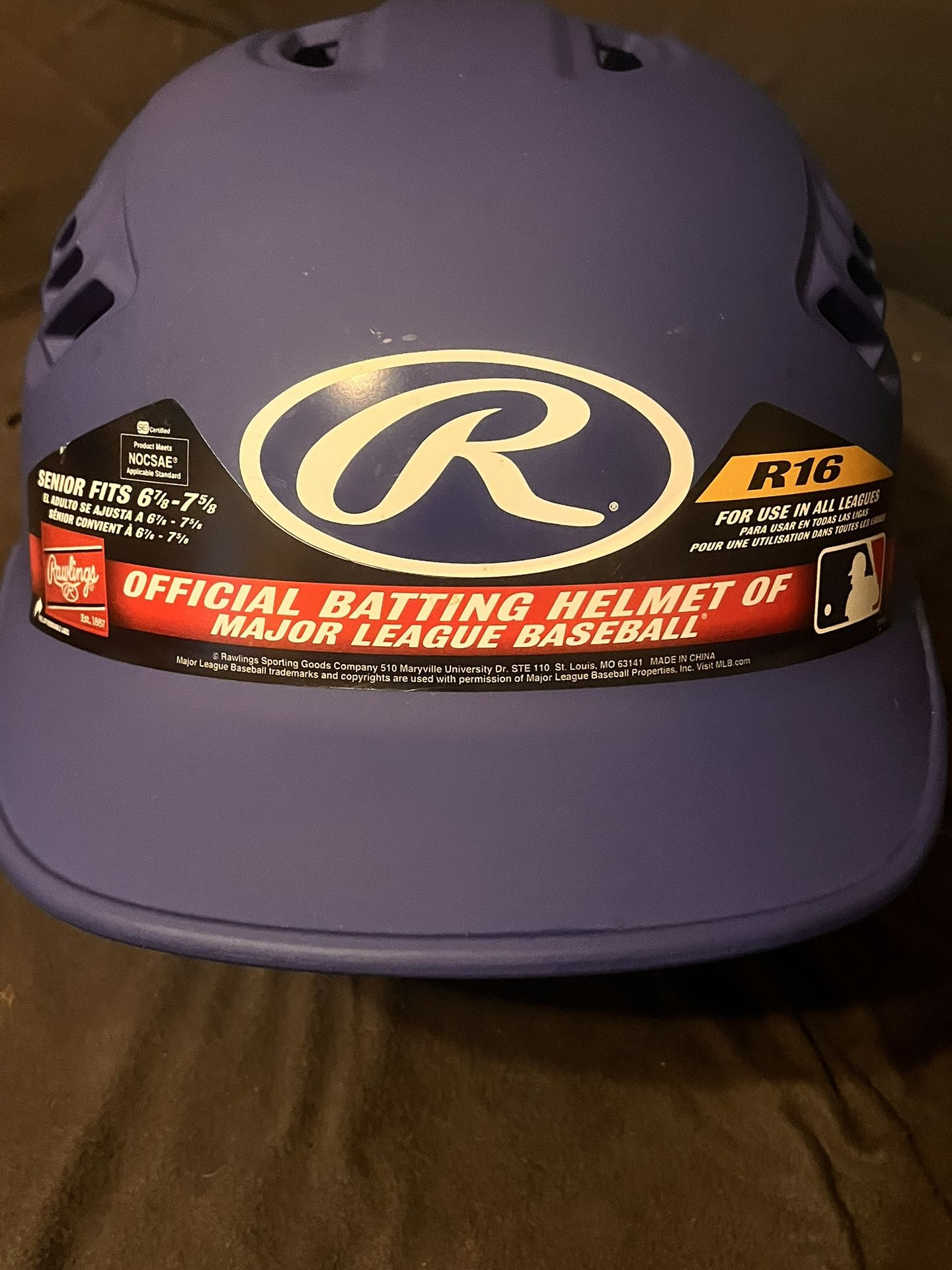 Rawlings | R16 VELO Baseball Batting Helmet |