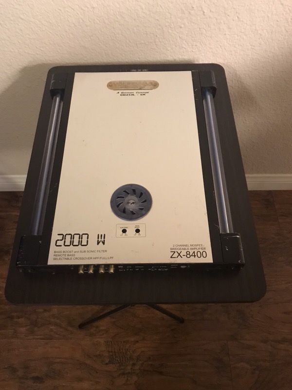t Brand new - 2000W Max, 2-Channel Ultra Slim Amplifier with