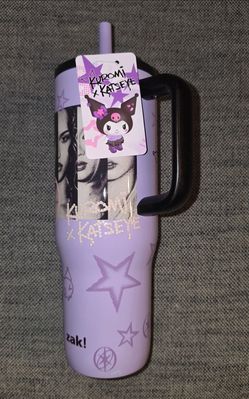 Sanrio Kuromi X Katseye 30oz Spill Proof Tumbler Cup Limited Edition