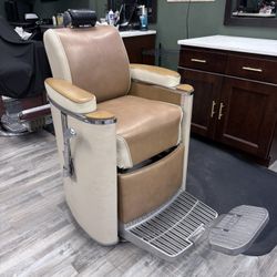 1950s Koken Presidential Barber Chair Restored 