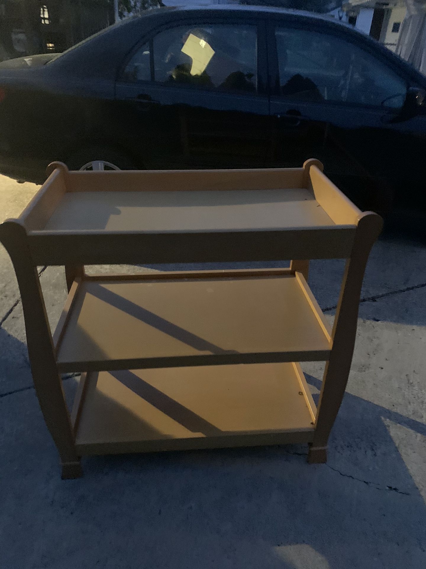 Wooden Baby Changing Table