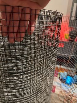 Metal Fence (Black – Welded Wire – ½ x ½ Inch)