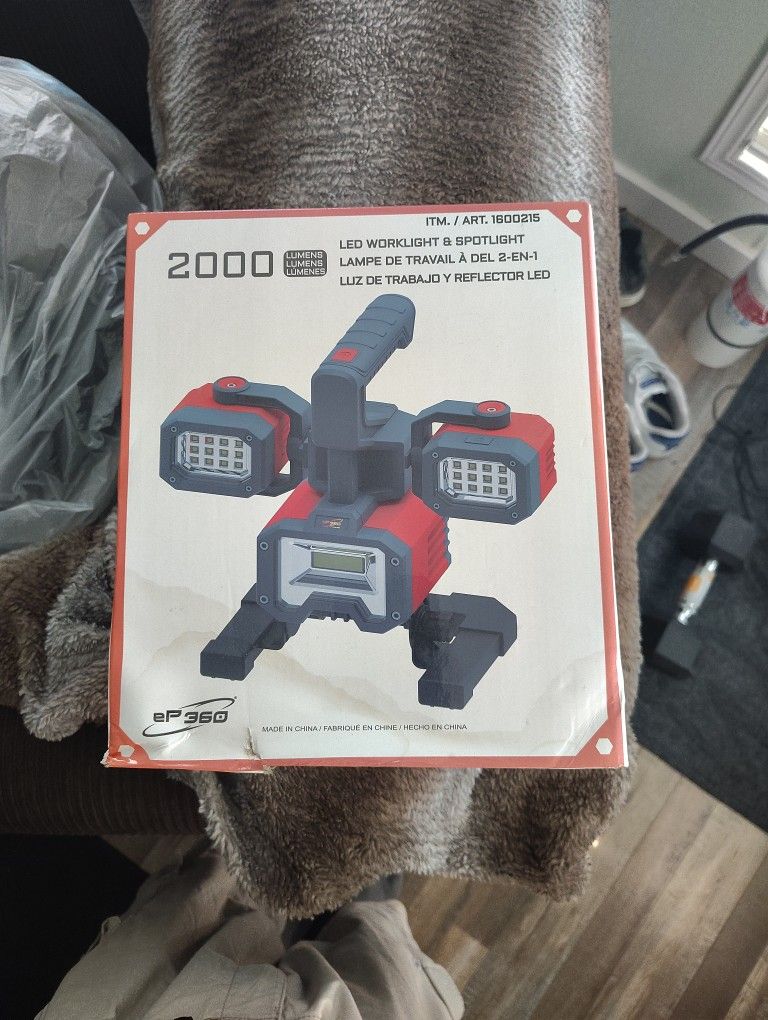 2000 Led Workliight And Spotlight Lamp