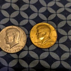 Silver And Gold Coins