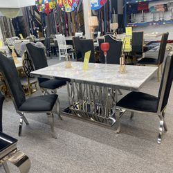 7 Pc Dinning Table $1,999