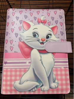 Marie Cat A5 Leather Binder