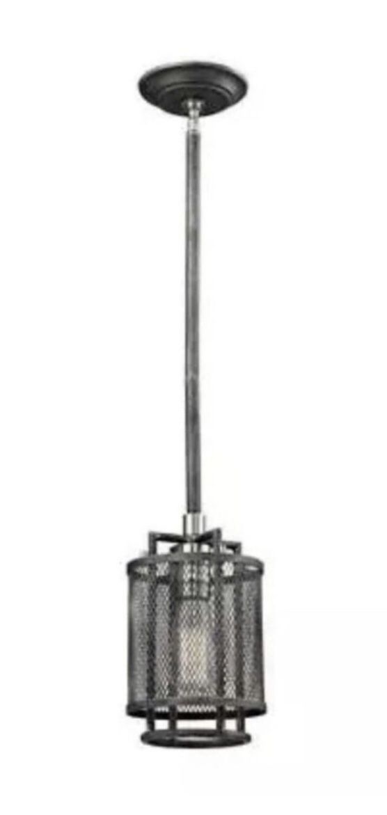 Home Decorators Collection 1- Light Black Outdoor Pendant