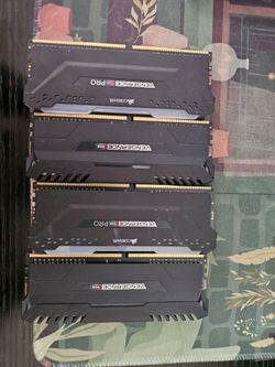 32gb (8x4) DDR4 Cosair Vengeance Pro RGB ram 3600mhz