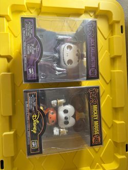 Funko Pop Jack Skellington #1501 & Mickey Mouse #1493 Light-Up