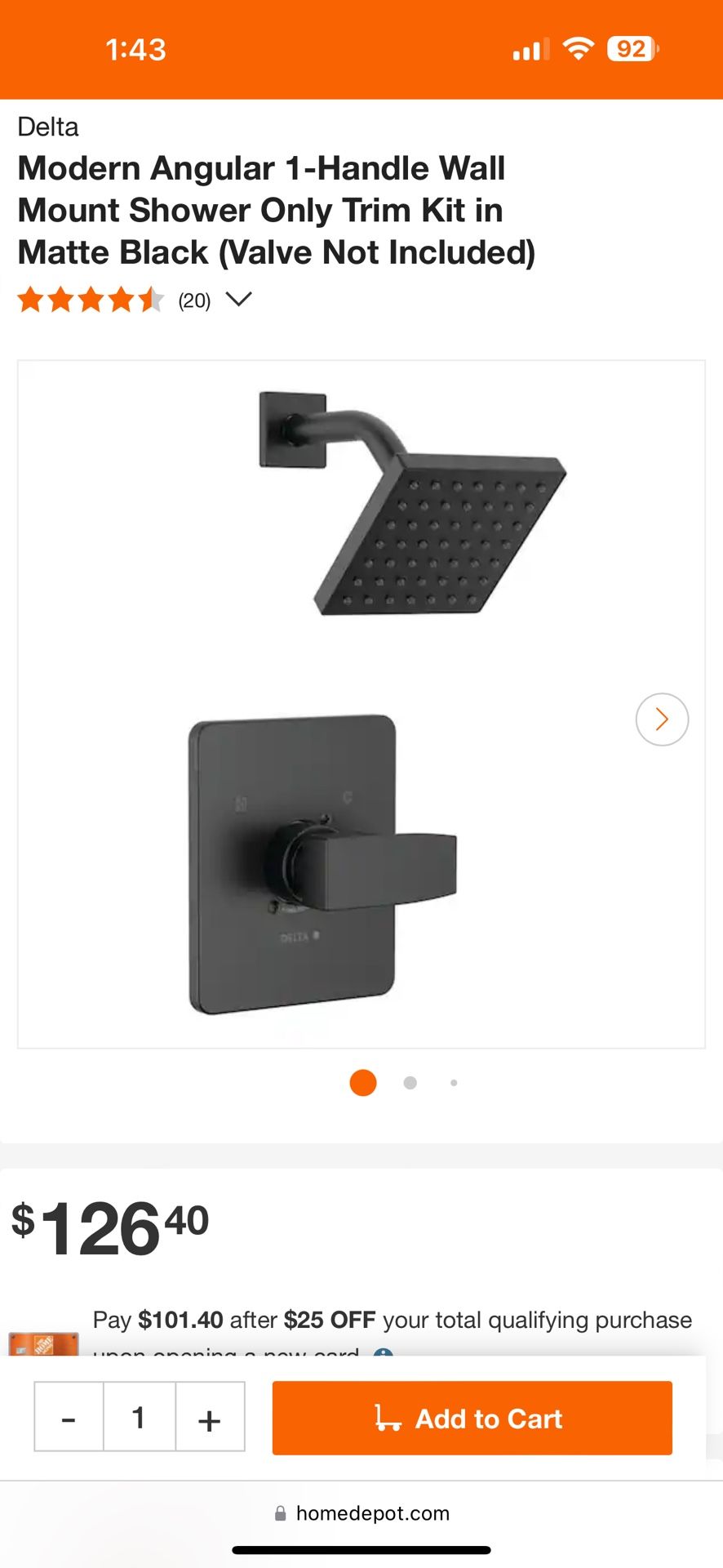 Delta Shower Head And Handle