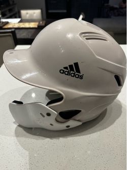 Adidas Batting Helmet white with Flap  L/XL Baseball/Softball