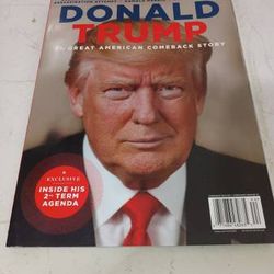 2 collectable trump magazines-mint condition- 1 from 2016 & 2024