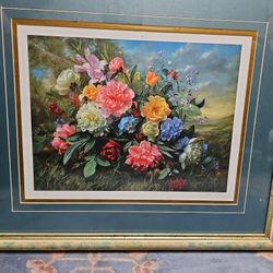 Artwork Peonies and Hydrangea By Albert Williams