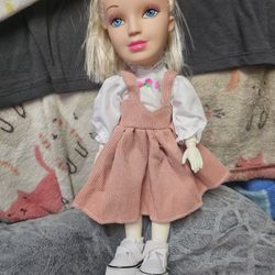 Custom  Doll With Bjd Body DIY Hand-made 