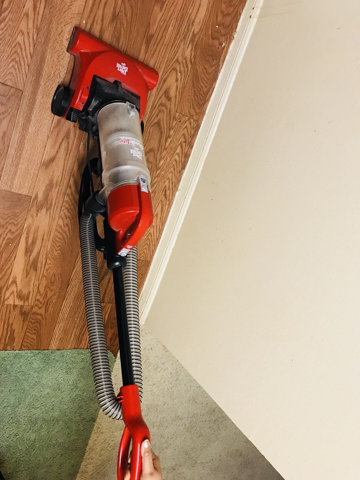 Dirt Devil Vacuum Cleaner Quick Lite Plus Bagless Corded Upright Vacuum UD20015