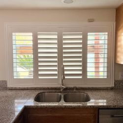 FREE Plantation Shutters (ESTIMATES & SAME DAY PRICING)- Custom, Hard Wood, Interior Window Treatments. Persianas de Madera. Se Habla Espanol.