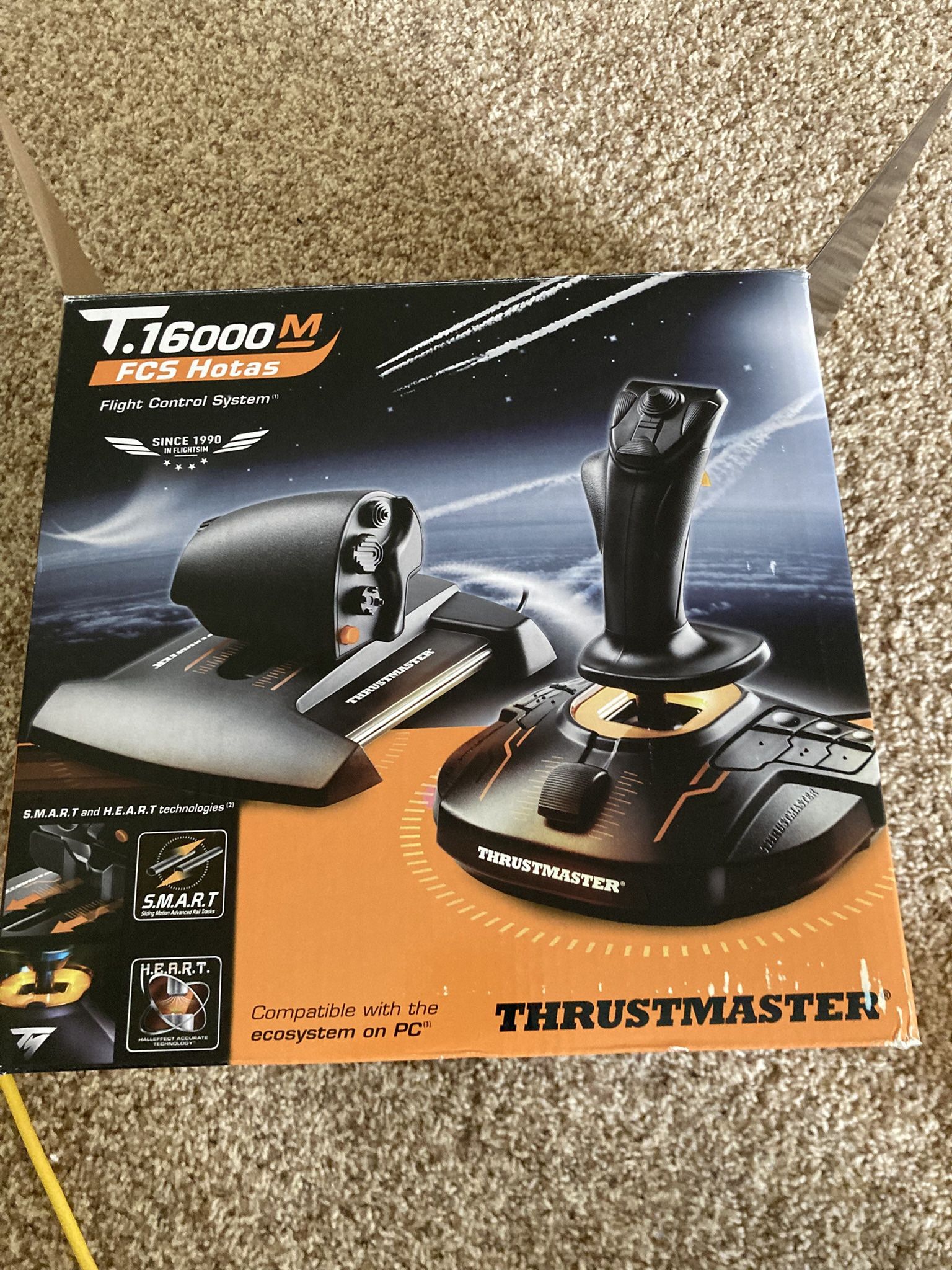 Thrust master T16000M Flight Simulator Controls