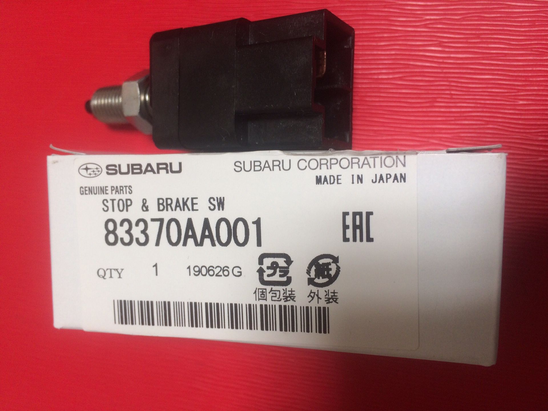 Genuine SUBARU Brake Light Stop Lamp Switch (Brand new）