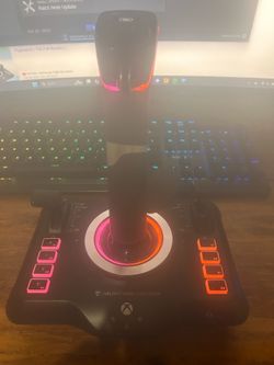 Gaming PC bundle with flight stick and speakers