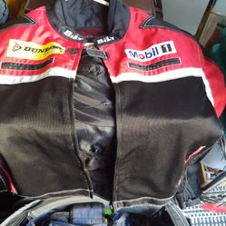 Mesh Motorcycle Jacket With Pads 2XL