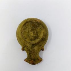 Antique Roman Terracotta Oil Lamp | Winged Goddess Nike