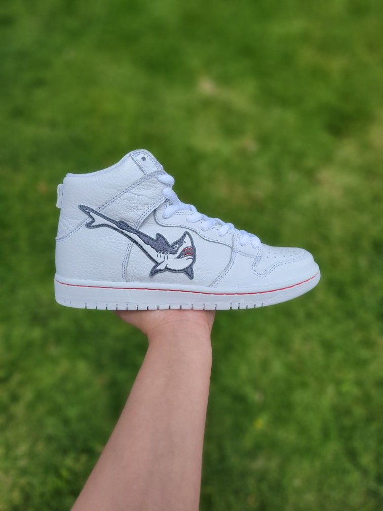 Oski x Nike SB Dunk High Great White 🦈 7M