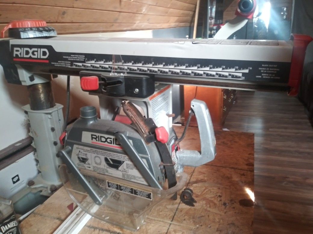 RIDGID radial arm saw for Sale in Cleveland, OH OfferUp