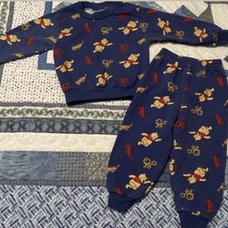2 Piece Vintage Pooh Set 