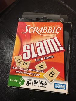 Scrabble slam card game